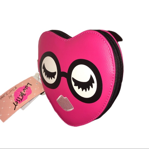 Betsey Johnson Heart purse wristlet - Picture 3 of 6